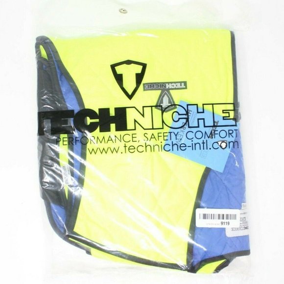 Techniche 6529-Limhivizm Medium XXX LARGE Cooling Vest, Hi-Vis Lime - Picture 2 of 10